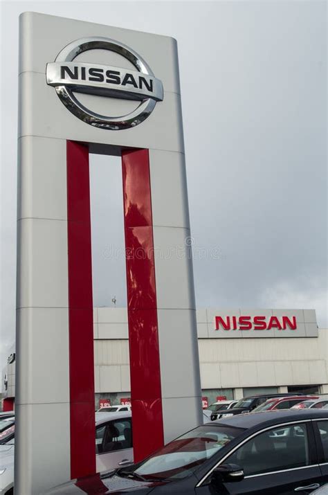 A Nissan car dealership editorial image. Image of automobiles - 42747665