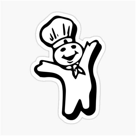 "Pillsbury doughboy" Sticker by For-Evere05 | Redbubble