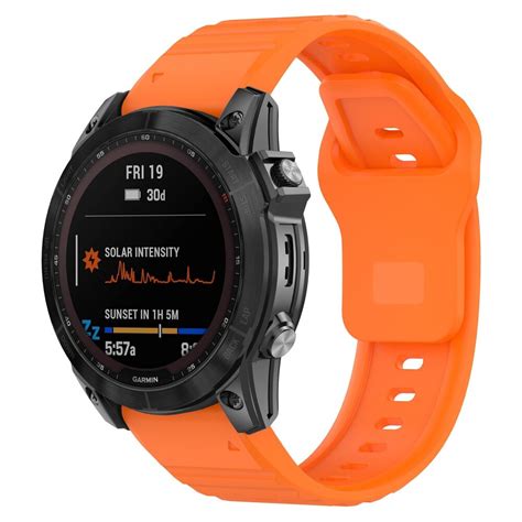 Garmin Instinct E 45mm Outdoor Siliconen Band Oranje