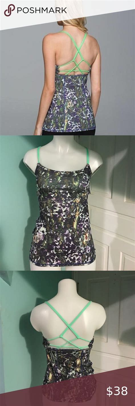 Lululemon Dancing Warrior Tank Floral Sz Warrior Tank Clothes