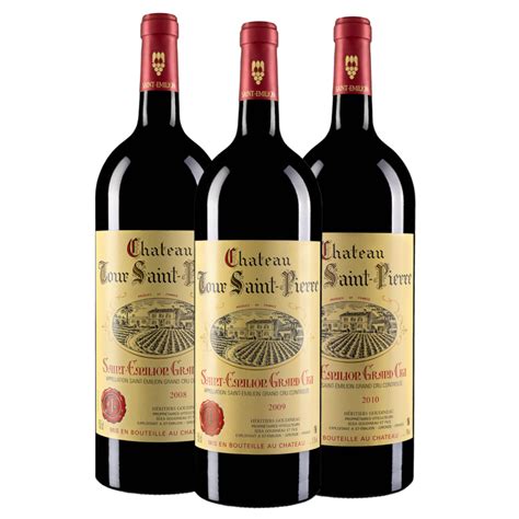 La Trilogie des Grands millésimes 2008 2009 et 2010 Château Tour