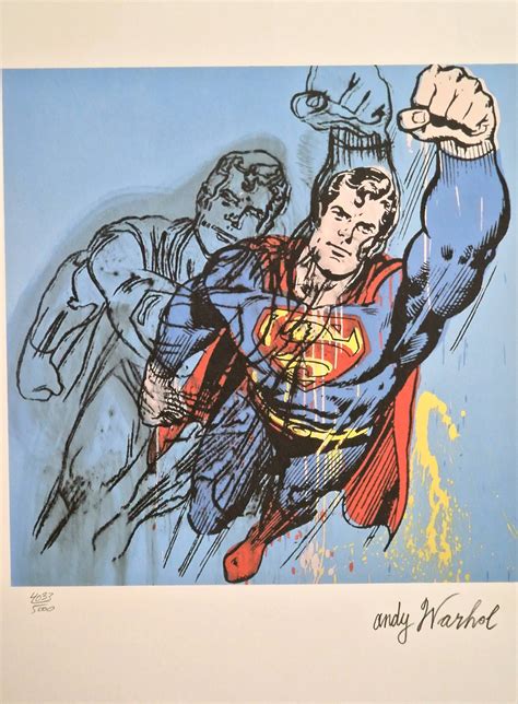 Andy Warhol Superman Edición limitada Subasta Real Subastas de