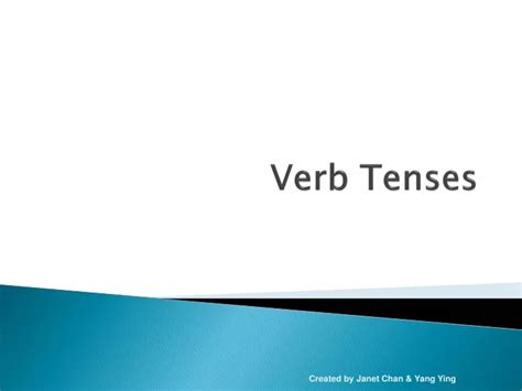 Ppt Verb Tenses Powerpoint Presentation Free Download Id 9411050