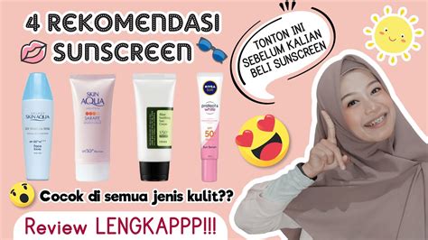 Review Sunscreen Skin Aqua Nivea Skin Aqua Sarafit Cosrx Bagus Buat