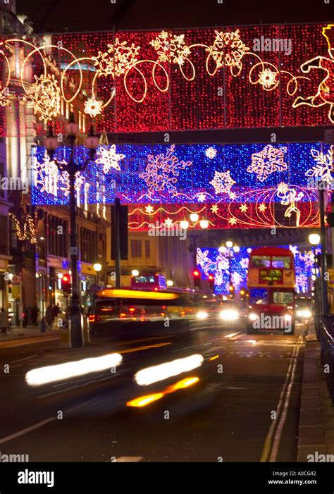 Oxford Street Christmas Lights 2004 Hi Res Stock Photography And Images