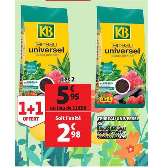 Promo Terreau Universel Kb Chez Auchan Direct ICatalogue Fr