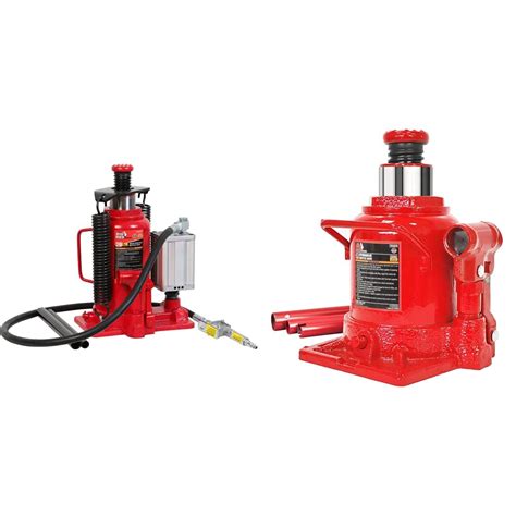 Big Red Ta Torin Pneumatic Air Hydraulic Bottle Jack With Manual