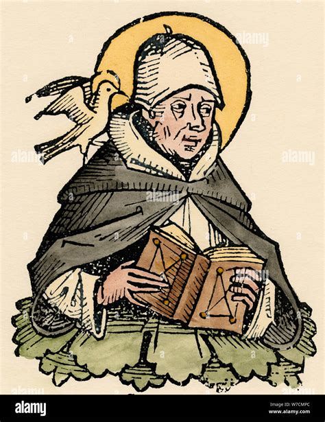 St Thomas Aquinas 13th Century Italian Philosopher And Theologian