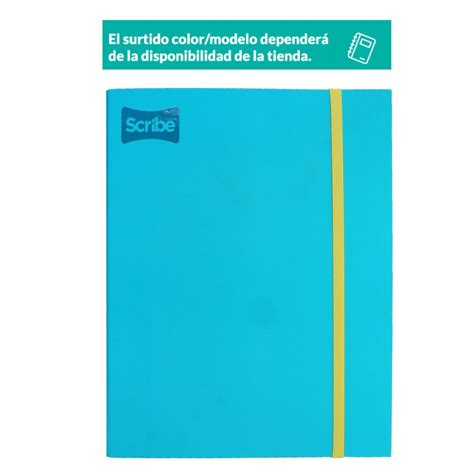 Carpeta Profesional Scribe Azul Raya Hojas Delsol