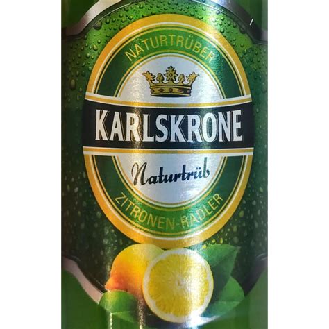 Roksh Bier Radler Karlskrone Naturtr B Zitronen Radler L