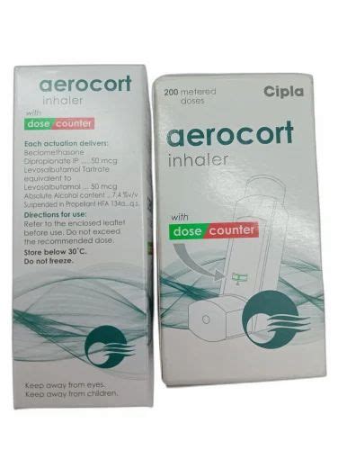 Cipla Aerocort Asthma Inhaler Mcg Mcg Packaging Size