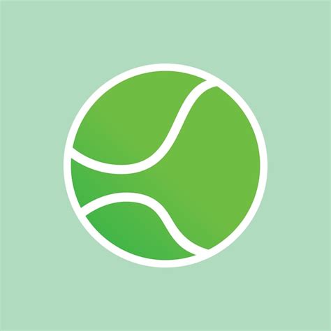 Premium Vector Tennis Ball Icon Design Vector Template