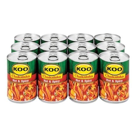 Koo Chakalaka Hot and Spicy - 12 x 410g