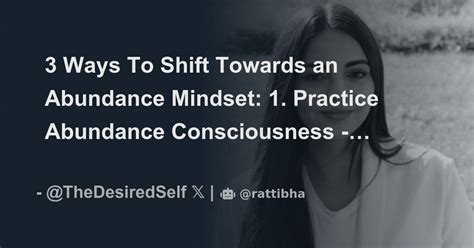 Ways To Shift Towards An Abundance Mindset Thread From Meg Self