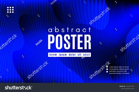 Abstract Blue Background Landing Page Concept Stock Vector (Royalty ...