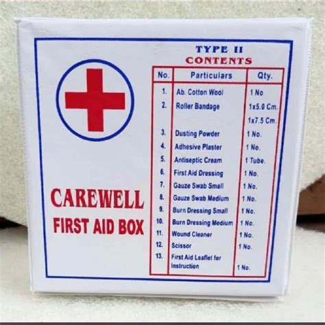 Plastic Carewell First Aid Box Type For Medical At Best Price In Chennai