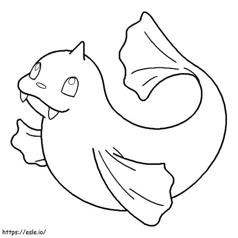 Pokemon Dewgong Coloring Page