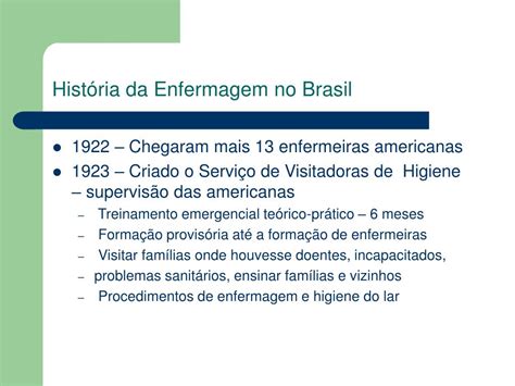 PPT História da Enfermagem no Brasil PowerPoint Presentation free