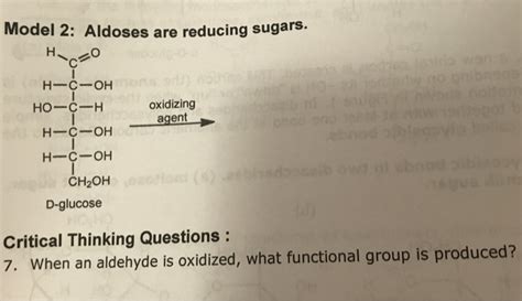 Solved Mod El 2 Aldoses Are Reducing Sugars H C OH HO C H Chegg