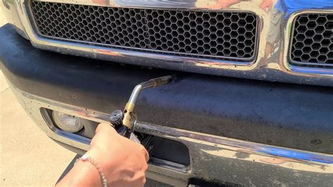 Back To Black Using Torch To Fix Faded Bumper Plastic Youtube