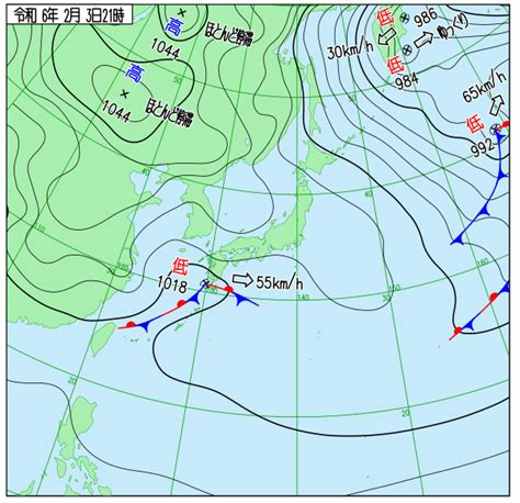 【天気図】2024年2月の南岸低気圧の天気図解析 Weather Learning Diary