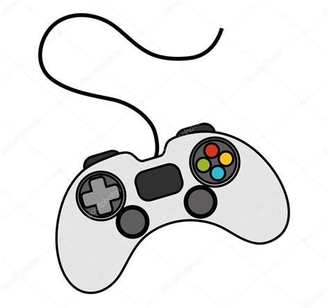 Isolated Videogame Control Design Stock Illustration By Jemastock