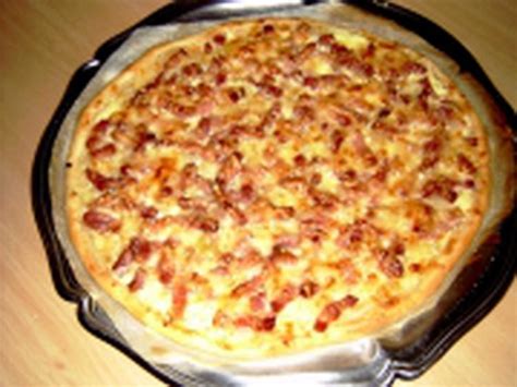 Recette De Tarte Pommes De Terres Et Lardons La Recette Facile