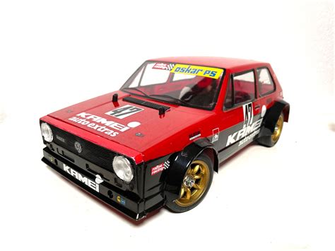 Tamiya Rc Car Vw Golf Mk Body Shell Only Everything Else On