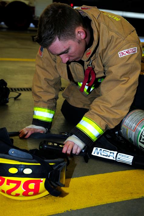 Breathe easy: Firefighters train on SCBA to ensure own, others lives kept safe > U.S. Air Forces