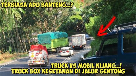 Truck Box Penantang Maut Sopir Arogan Terbiasa Adu Banteng Truck Vs