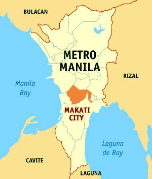 Makati Map - Philippines