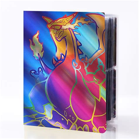 Classeur Carte Pok Mon Dracaufeu Gigamax Rainbow Cartes La Hot Sex