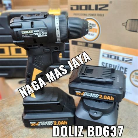 Jual Cordless Drill Brushless Doliz Bd Bor Baterai Doliz Bd