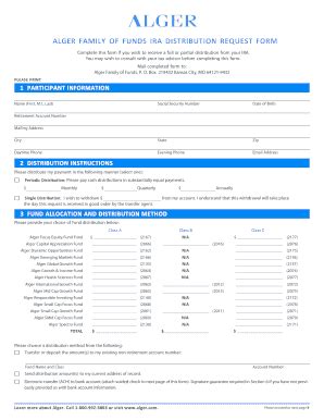 Fillable Online Ira Distribution Request Form Franklin Templeton