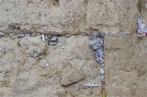 Prayer Notes In Western Wall Free Stock Photo Public Domain Pictures