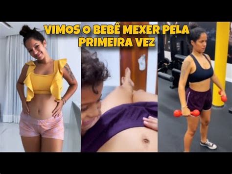 ANSIOSA PARA ABRIR A CAIXINHA QUE MOSTRA O SEXO DO BEBÊ VIMOS MEXER