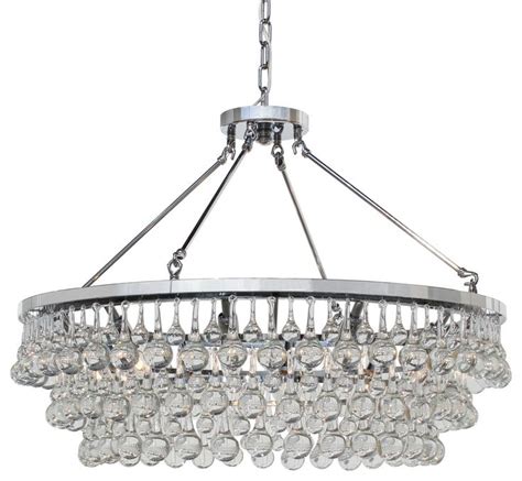 4 Light Antique Bronze Rectangular Crystal Chandelier Dining Room