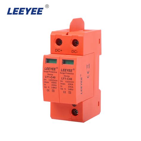 20ka 40ka Type 2 2p 1000V DC Solar SPD Surge Protective Device DC