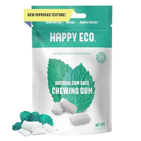 Natural Chewing Gum 72 Pcs Organic Xylitol Gum For Cavities Sugar Free Aspartame Free