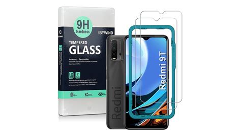 Redmi 9T Tempered Glass Ibywind Screen Protector With Easy Install Kit