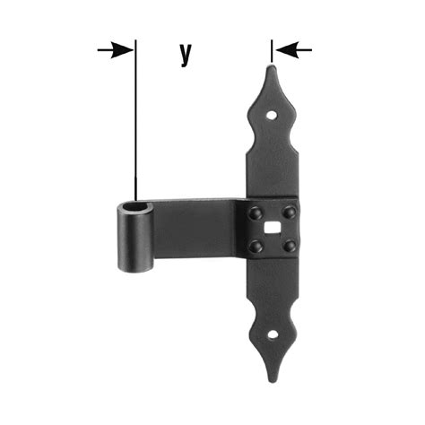 Mittelband mit Zierspitzen Duplex schwarz Pollmann Baubeschläge