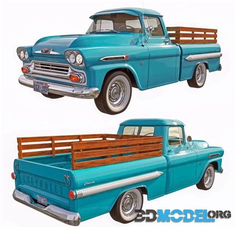 D Model Chevrolet Apache Car