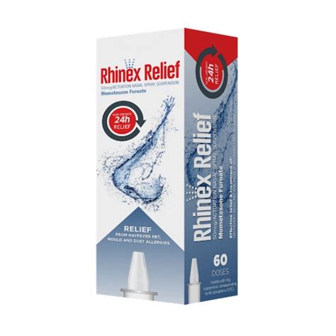 Rhinex Relief Mometasone Nasal Spray For Hayfever