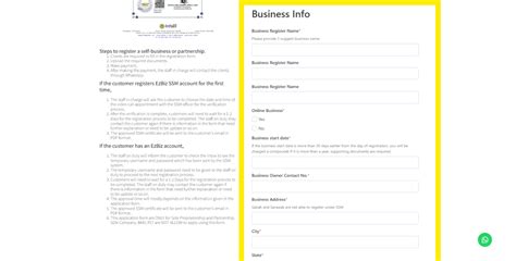 Daftar Ssm Secara Online Ezbiz Ssm Online Business Registration
