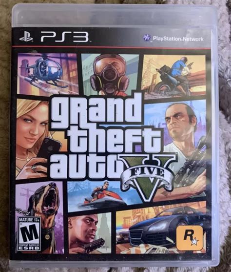 Grand Theft Auto V Gta 5 Ps3 Sony Playstation 3 Ps3 Fonctionne Authentique Eur 210 Picclick Fr