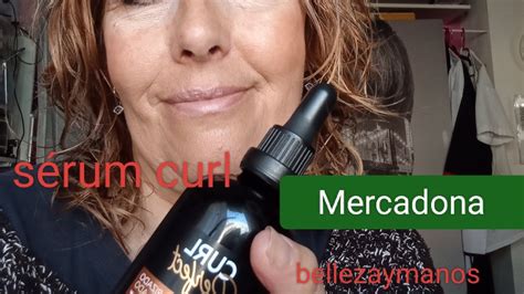 Novedad método Curly utilizamos sérum Mercadona curlyhair serum