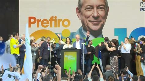 Ciro Gomes oficializa candidatura à Presidência pelo PDT AFP YouTube