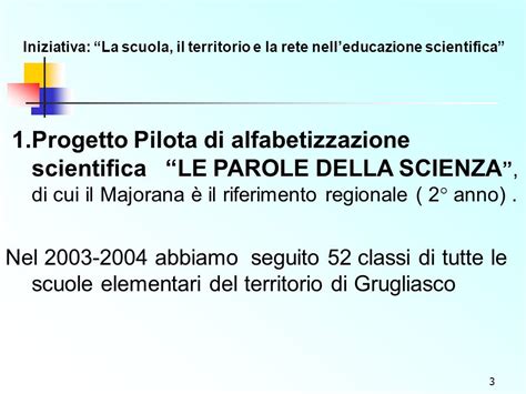 1 Iniziativa La Scuola Il Territorio E La Rete Nelleducazione