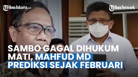 Ferdy Sambo Gagal Dihukum Mati Dan Divonis Seumur Hidup Oleh MA Mahfud