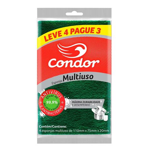 Esponja Condor Multiuso Leve Pague Unidades Shopee Brasil